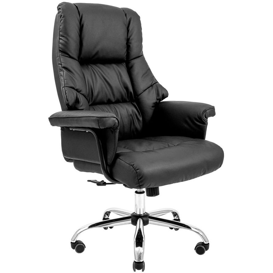 Кресло офисное Richman Конгрес Хром M-2 Широкий Anyfix Wide черный (RCM-1055) - фото 1
