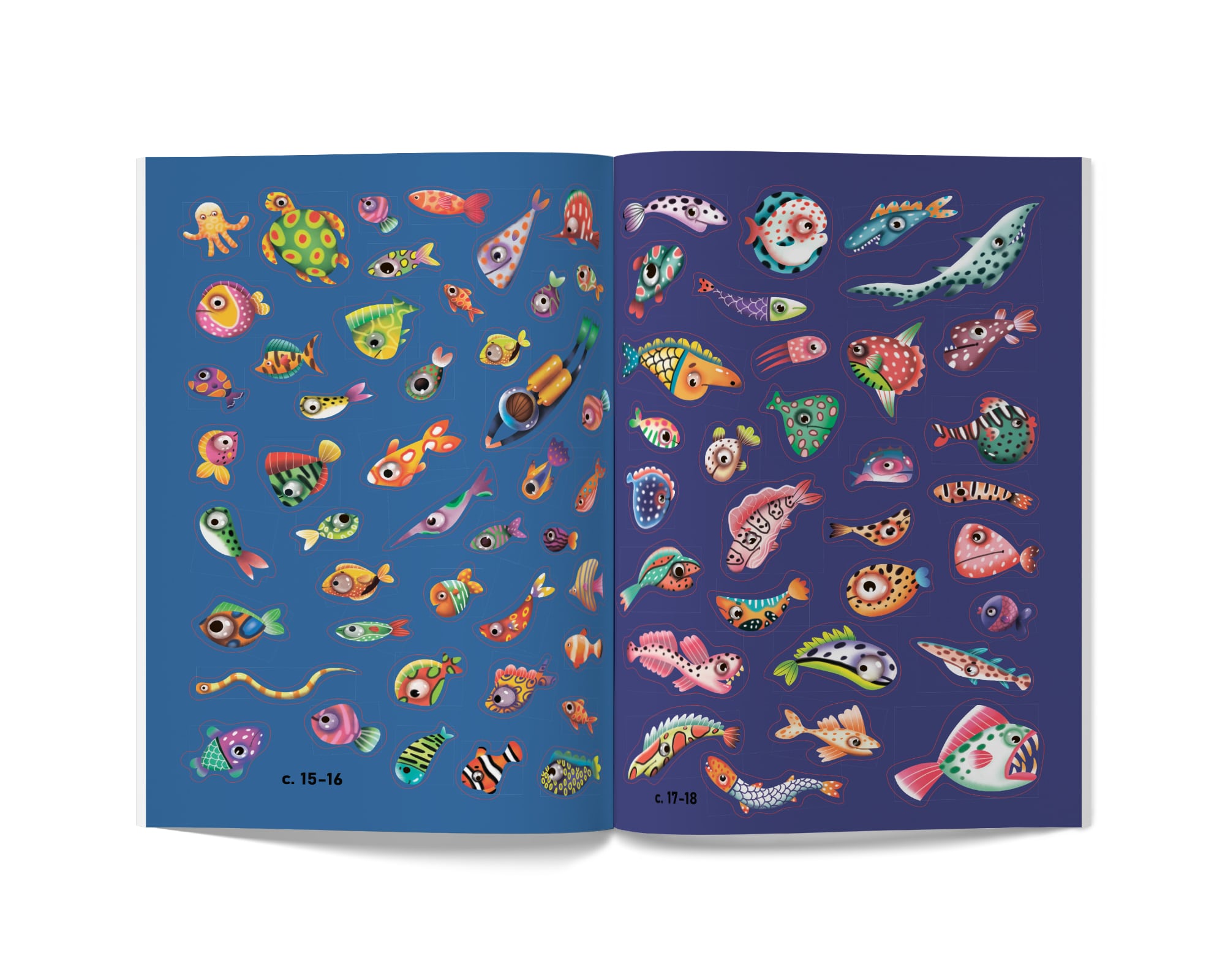 Книга Кристал Бук Меганаклейки Подводный мир, с наклейками (F00022470) - фото 9
