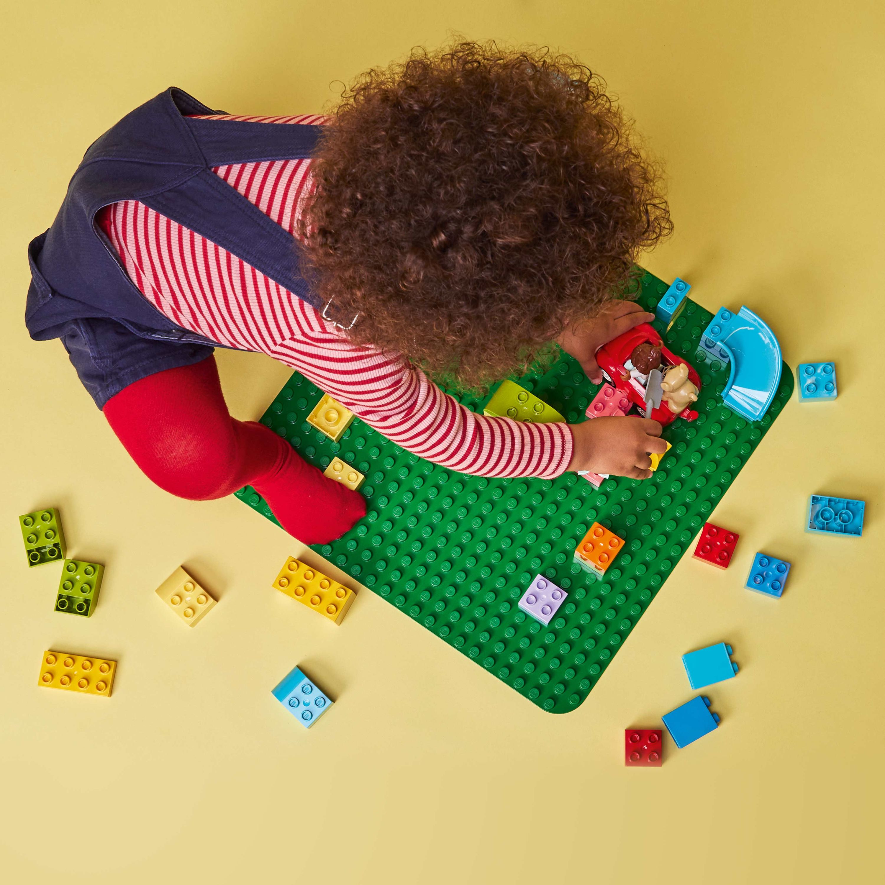 Конструктор LEGO DUPLO Зеленая пластина для строительства, 1 деталь (10980) - фото 3