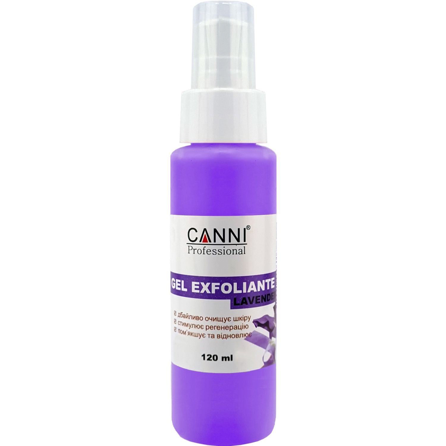 Гель-ексфоліант для рук Canni Gel Exfoliant Lavender 120 мл - фото 1