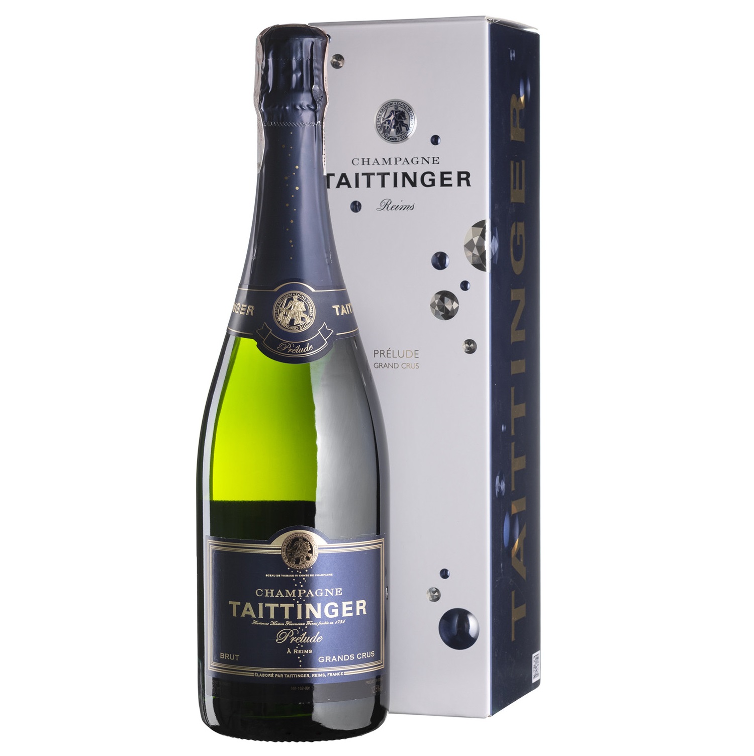 Шампанское Taittinger Prelude, белое, брют, 12,5%, 0,75 л (5513) - фото 1