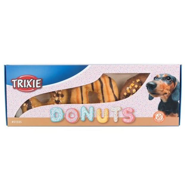 Лакомства для собак Trixie Donuts, d10 см, 300 г (3 шт. по 100 г) (31335) - фото 1