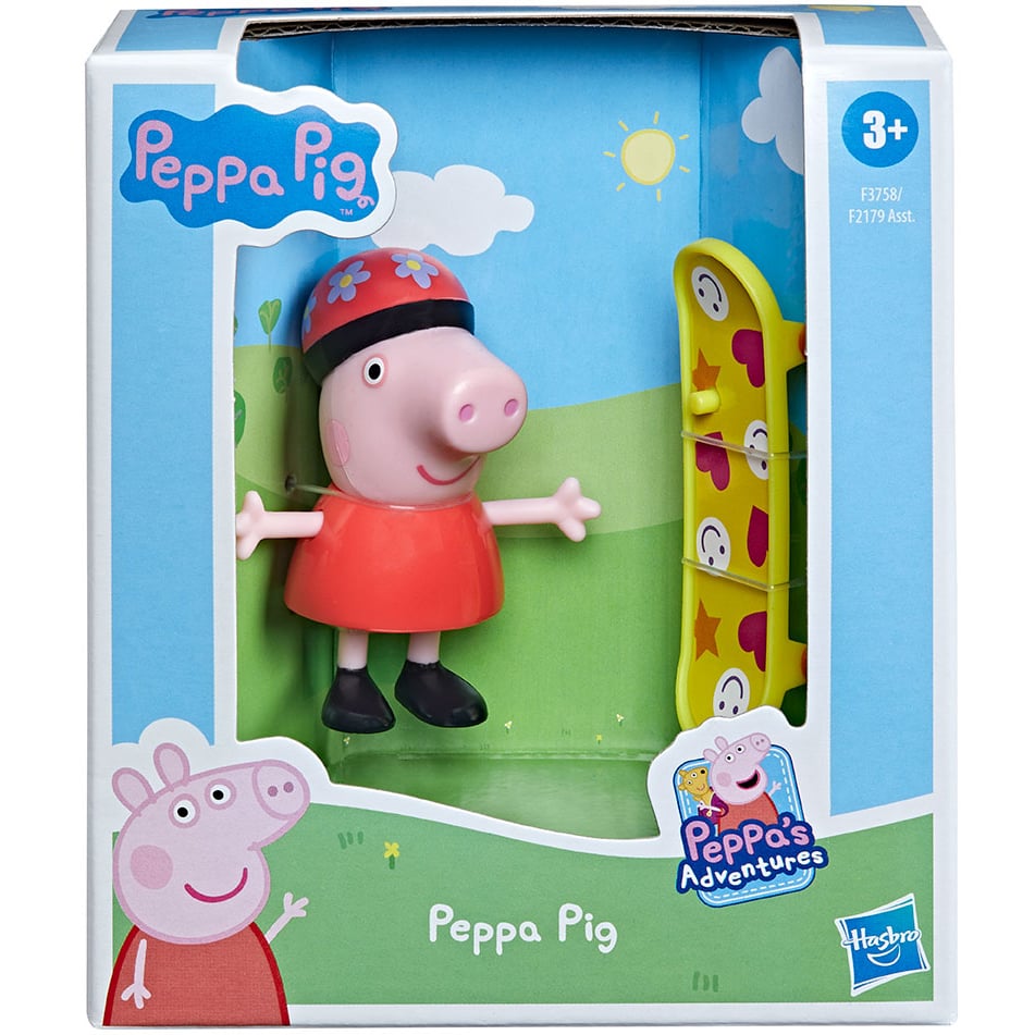 Игровая фигурка Peppa Pig Веселые друзья Пеппа со скейтбордом (F3758) - фото 3