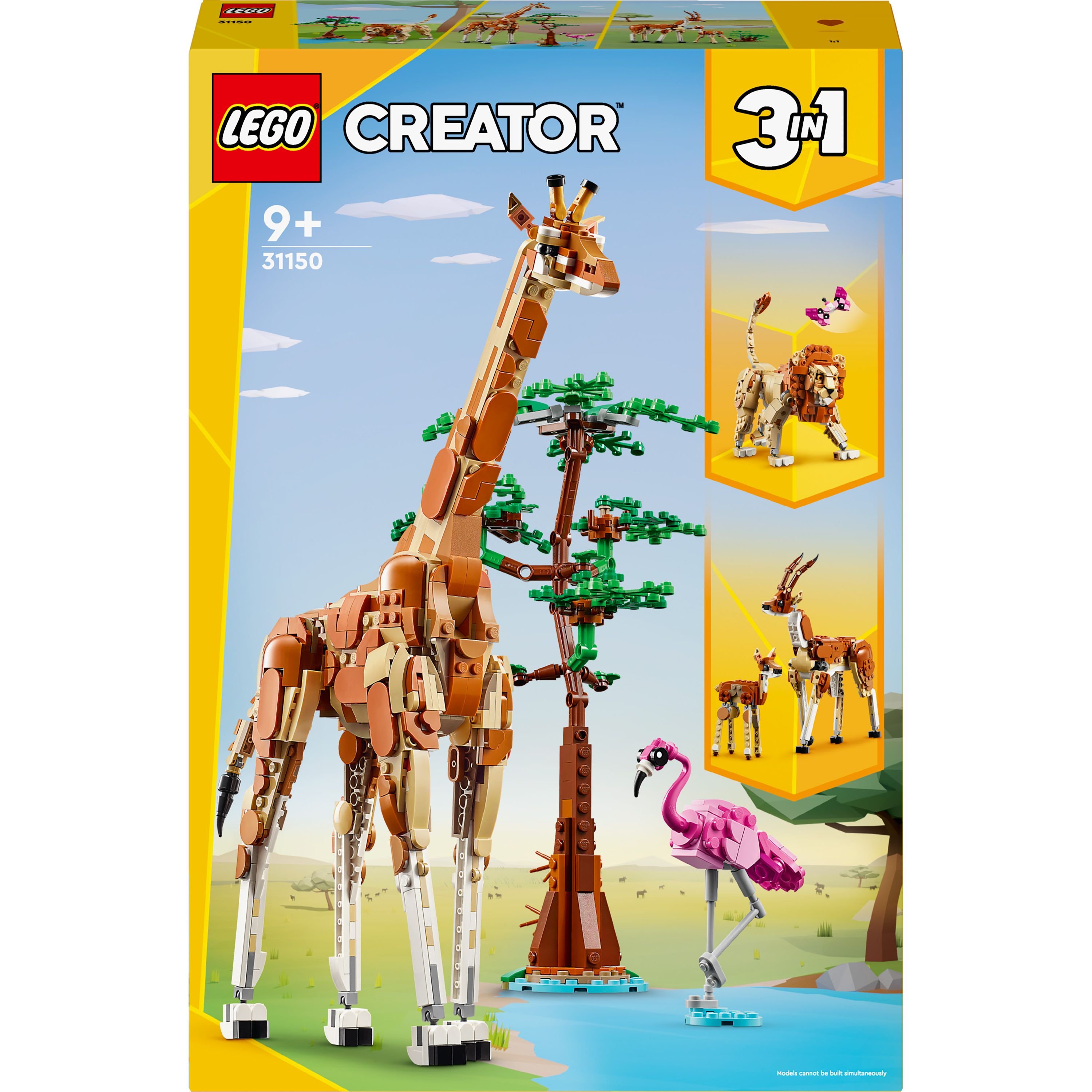Конструктор LEGO Creator Дикі тварини сафарі 780 деталі (31150) - фото 1