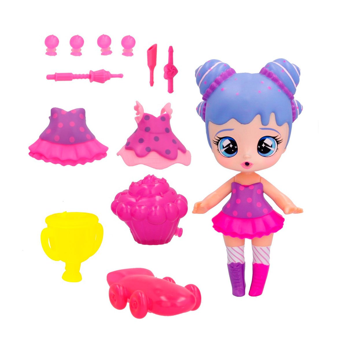 Игровой набор с куклой Bubiloons Малышка Баби Эми, 18,5 см (906198IM) - фото 3