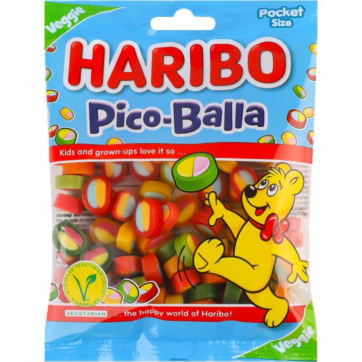Цукерки желейні неглазуровані Haribo Pico-Balla 85 г - фото 1