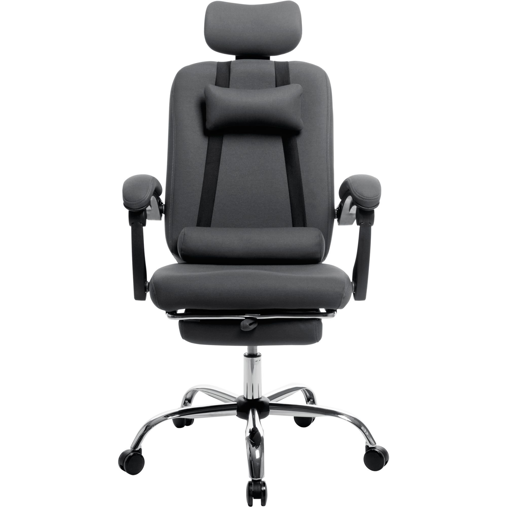 Офисное кресло GT Racer X-8003 Fabric, серое (X-8003 Gray) - фото 2