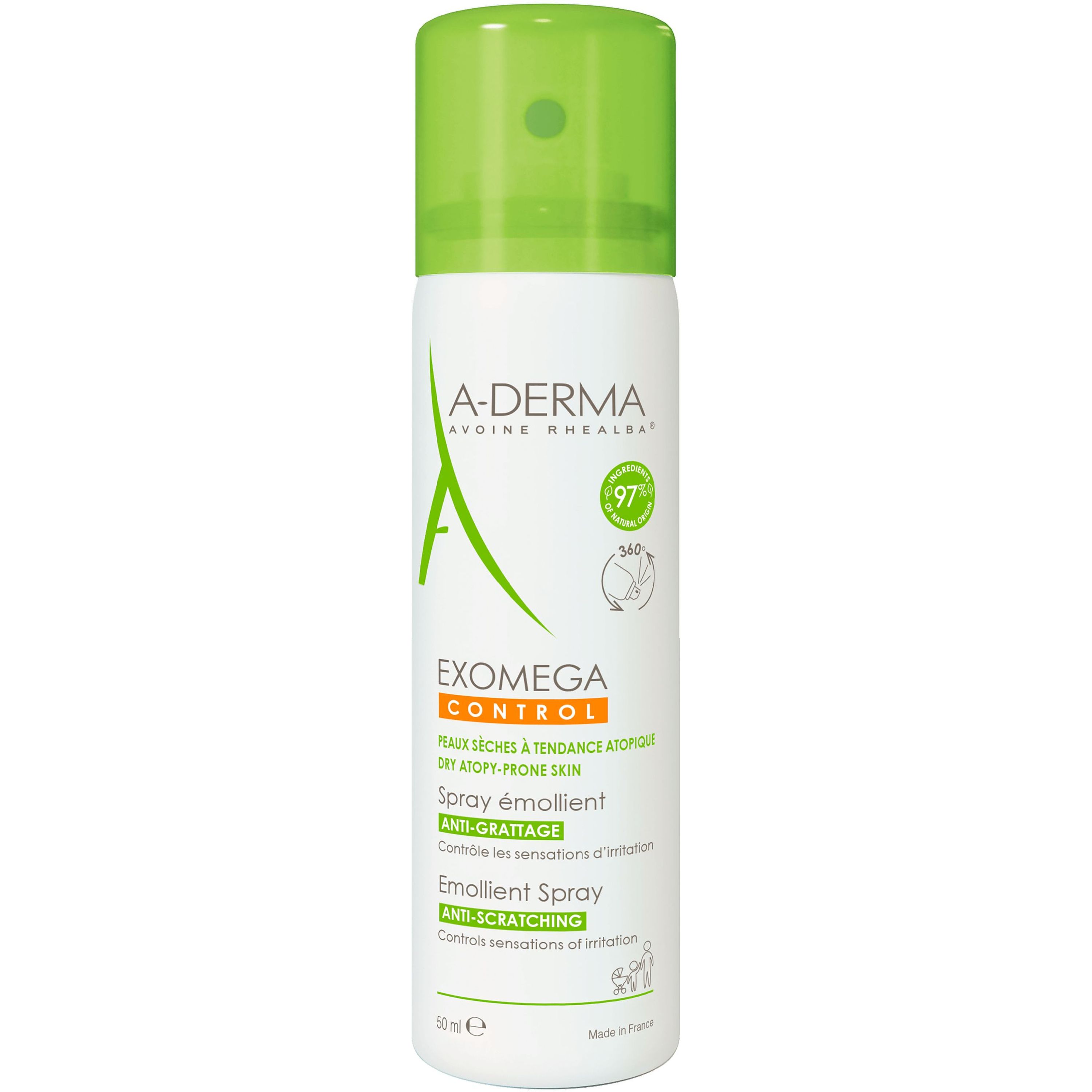 Cпрей-емолент A-Derma Exomega Control 50 мл - фото 1