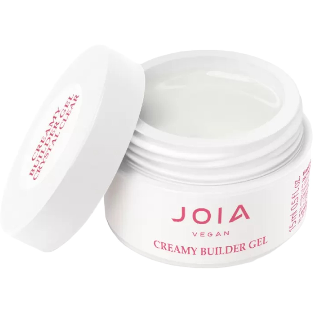 Моделюючий гель Joia vegan Creamy Builder Gel Crystal Clear 15 мл - фото 1