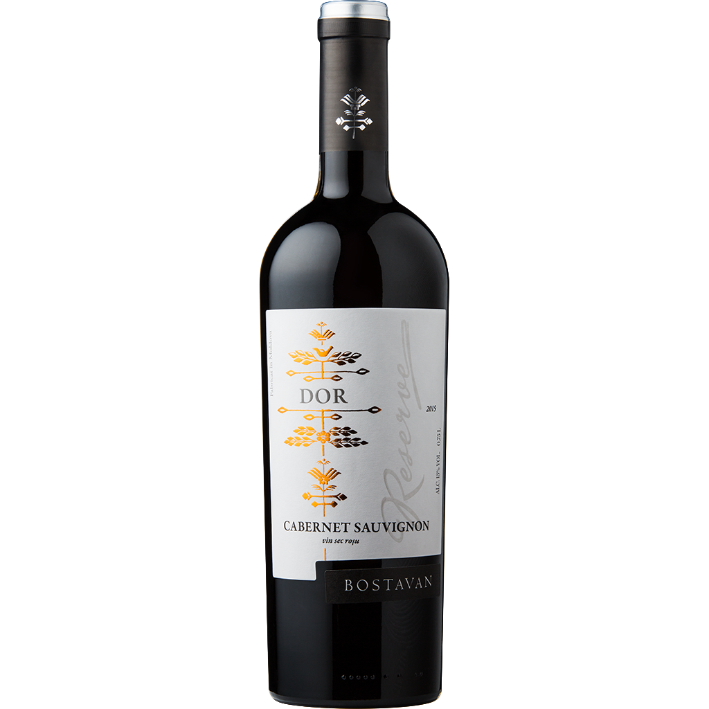 Вино Bostavan DOR Cabernet Sauvignon, 13,5%, 0,75 л (AU8P002) - фото 1