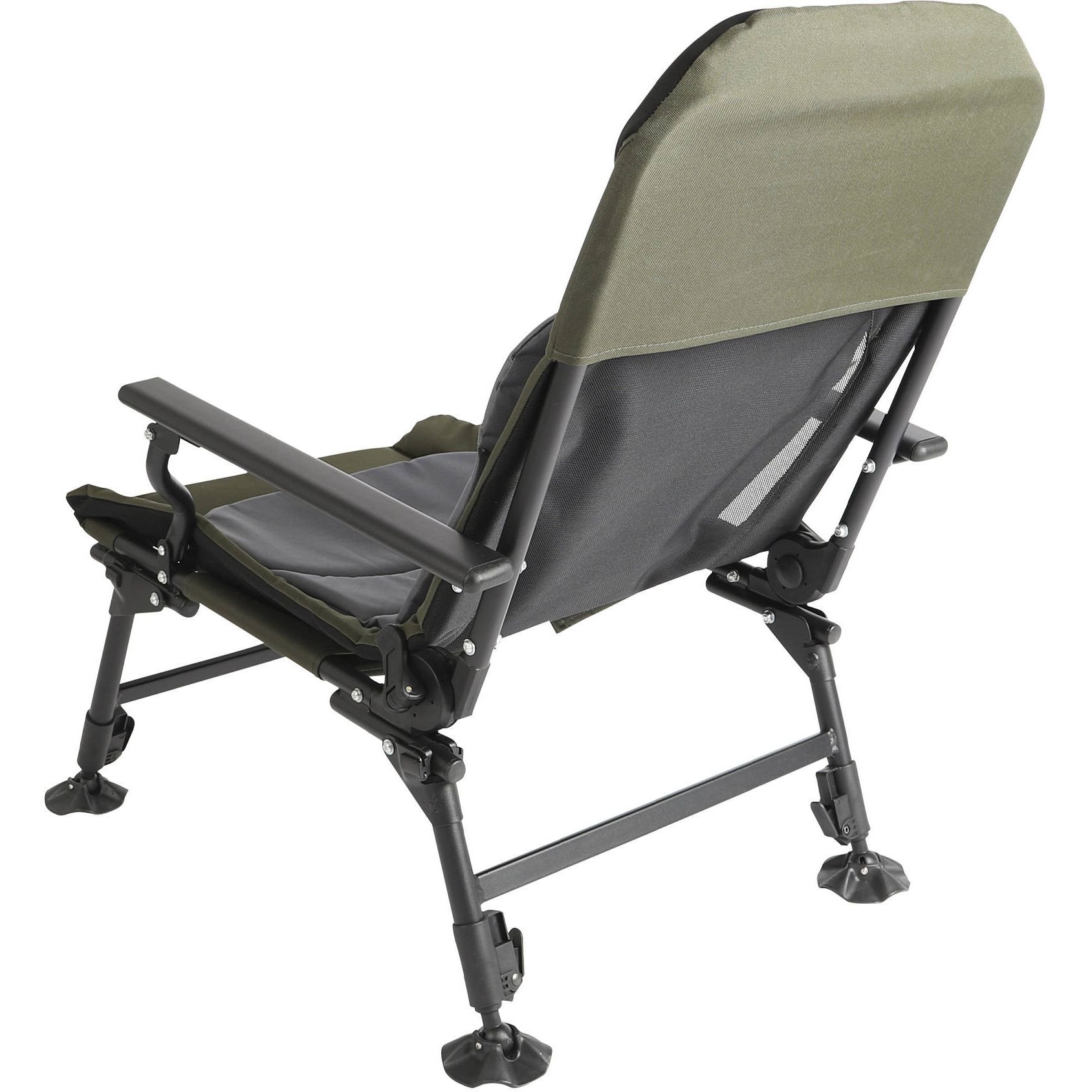 Кресло раскладное Bo-Camp Carp черное/серое/зеленое (1204100) - фото 7