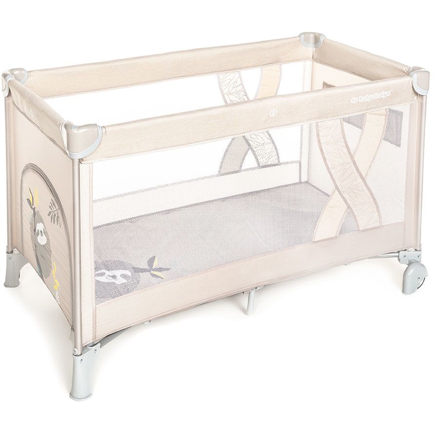 Манеж-кроватка Baby Design Simple 09 Beige, бежевый (202254) - фото 1
