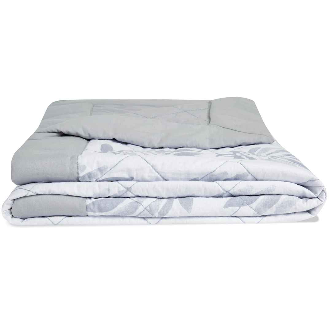 Одеяло стеганое Aden + Anais Collection-zenith, хлопок, 153х180 см, серый (AWLL10001) - фото 2