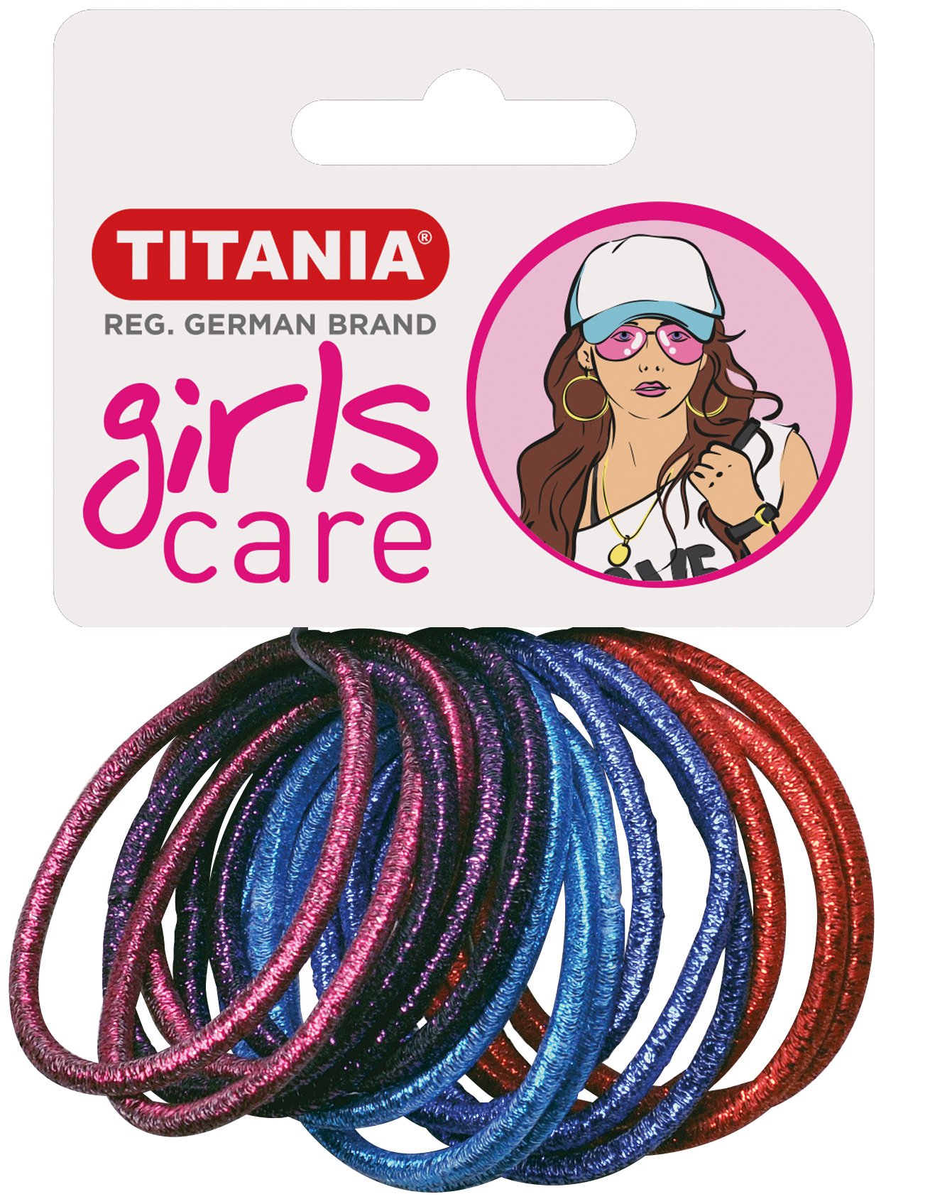 Набор разноцветных резинок для волос Titania, 15 шт. (7891 GIRL) - фото 1