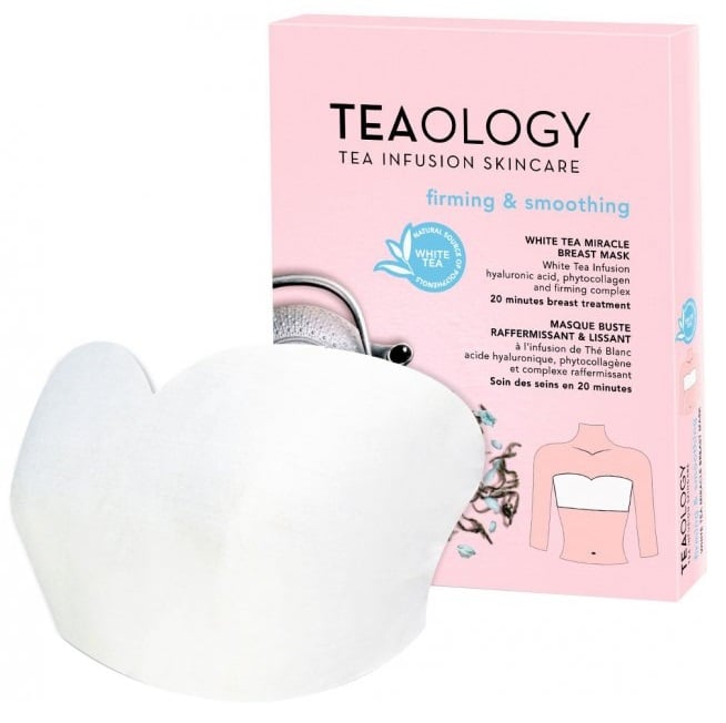 Зміцнююча та розгладжуюча маска для зони декольте Teaology White tea, 1 шт. - фото 1