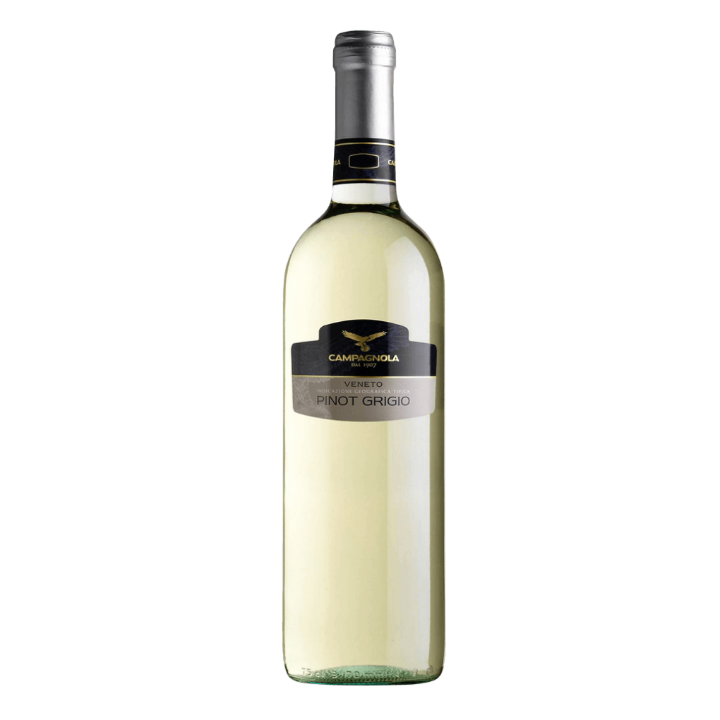 Вино Campagnola Pinot Grigio Veneto, біле, сухе, 12%, 0,75 л - фото 1