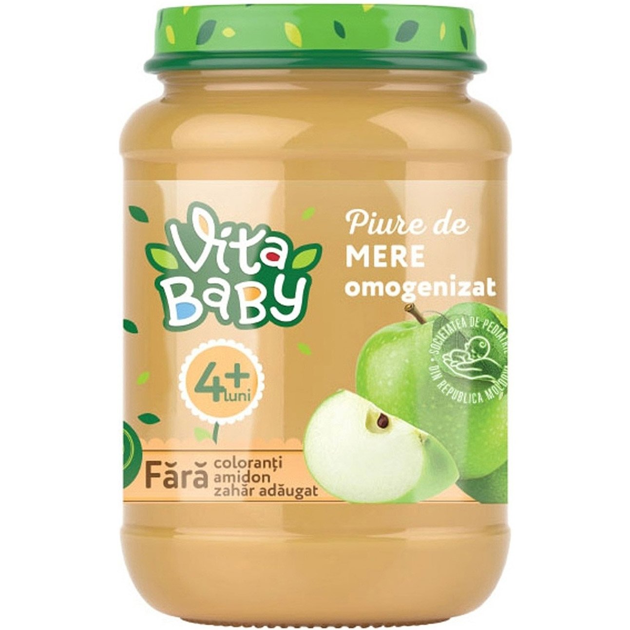 Упаковка пюре Vita Baby з яблук без додавання цукру 180 г х 8 шт. Термін придатності до 21.04.2024 - фото 2