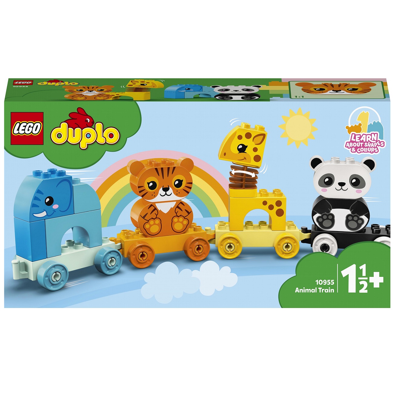 Конструктор LEGO DUPLO My First Поїзд для звірів, 15 деталей (10955) - фото 1