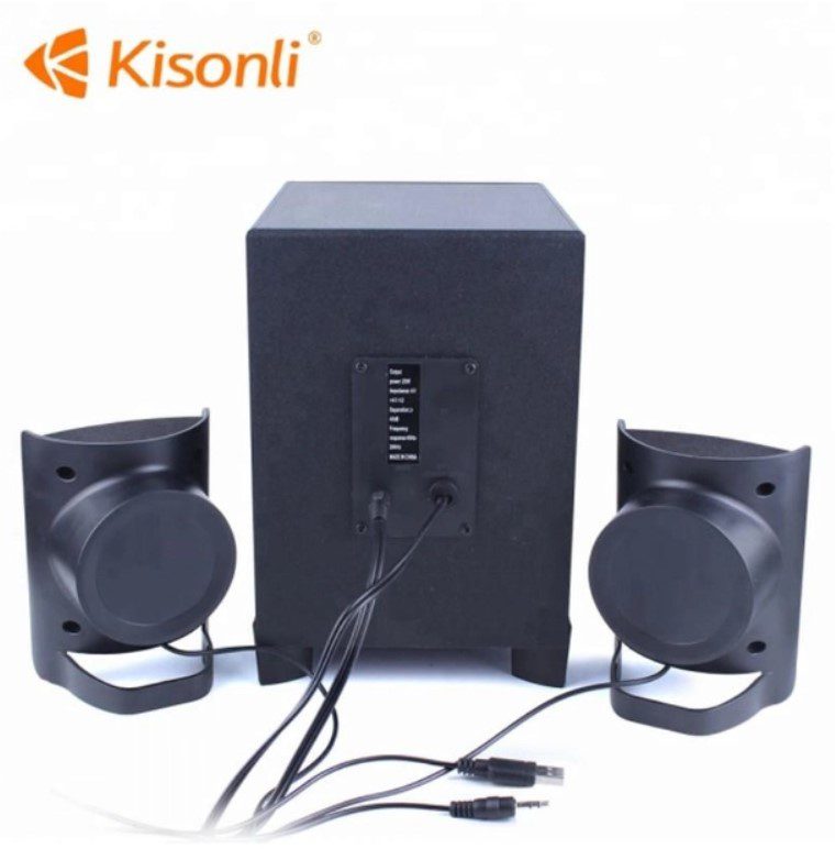 Комп'ютерні колонки Kisonli TM6000U 2.1 Bluetooth AUX Black - фото 5