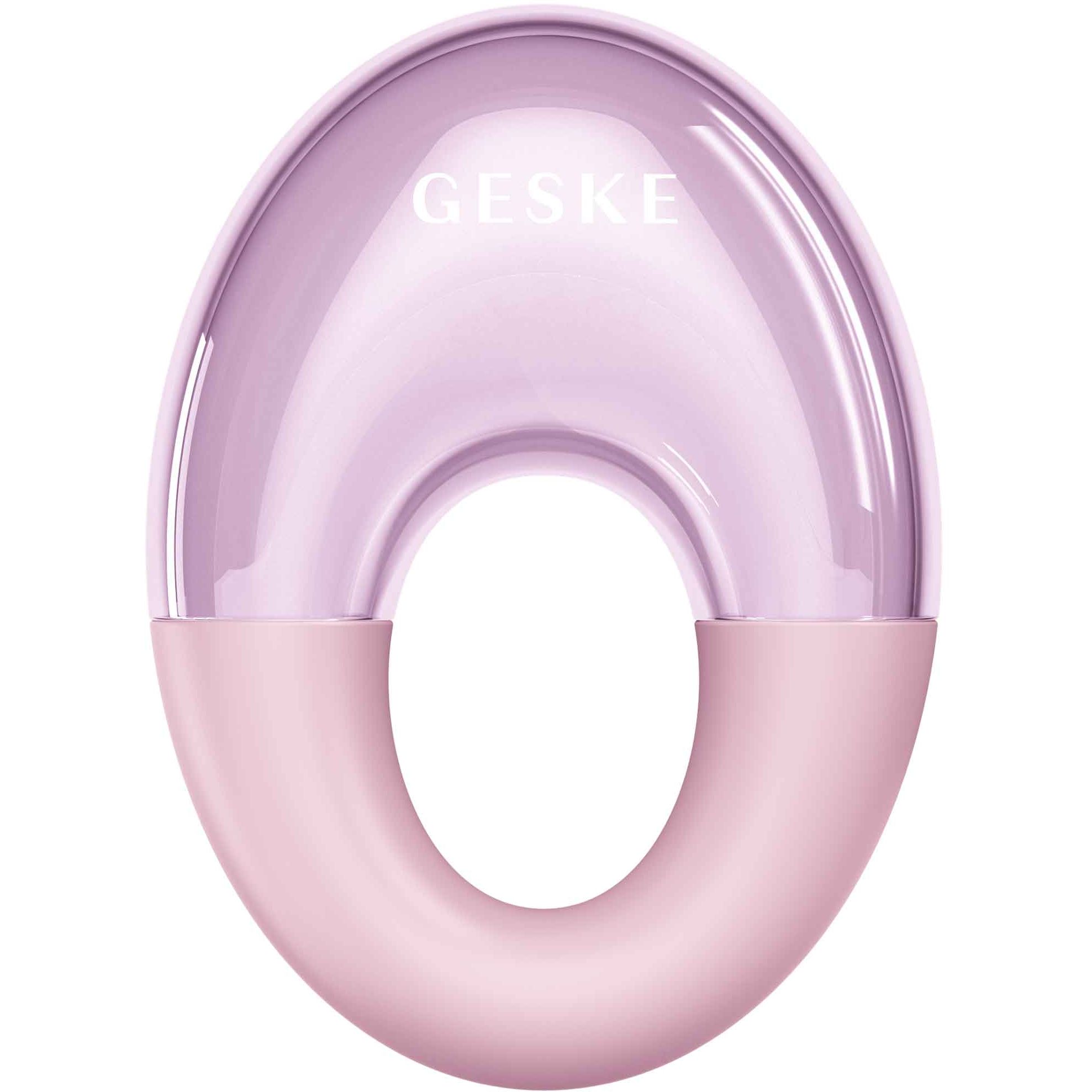 Масажер для очей GESKE Cool & Warm Eye Massager 7 в 1 рожевий - фото 2