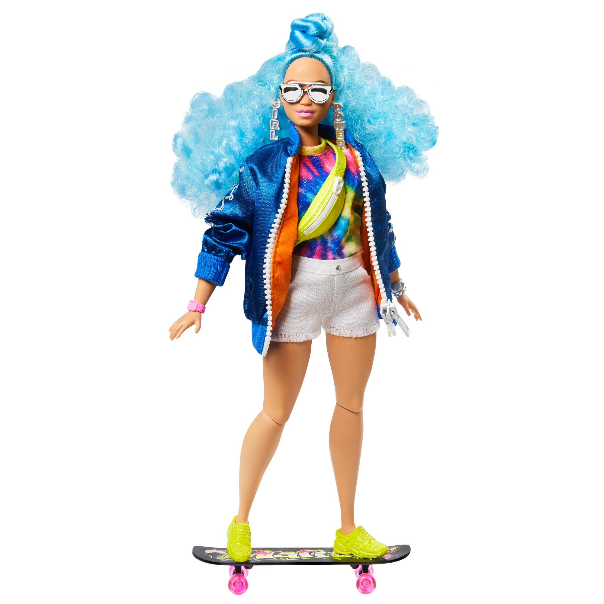 Лялька Barbie Екстра з блакитним кучерявим волоссям (GRN30) - фото 2