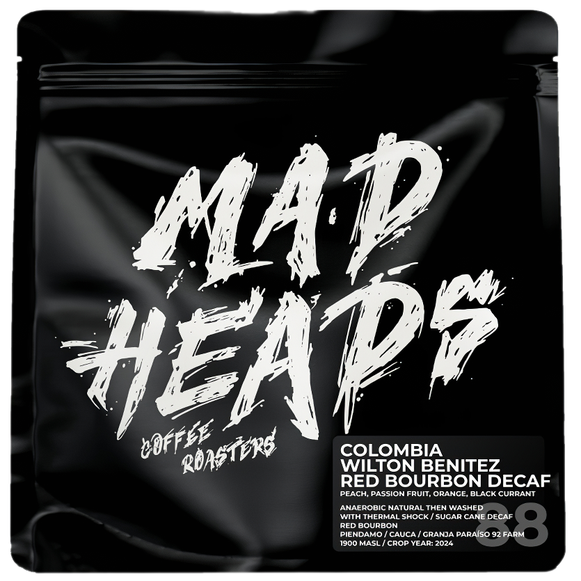 Кофе в зернах Madheads Coffee Roasters Wilton Benitez Red Bourbon DECAF Colombia filter 250 г - фото 1