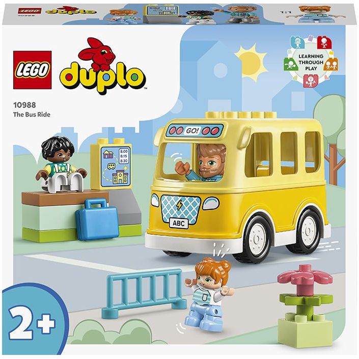 Конструктор LEGO DUPLO Поїздка автобусом, 16 деталей (10988) - фото 1