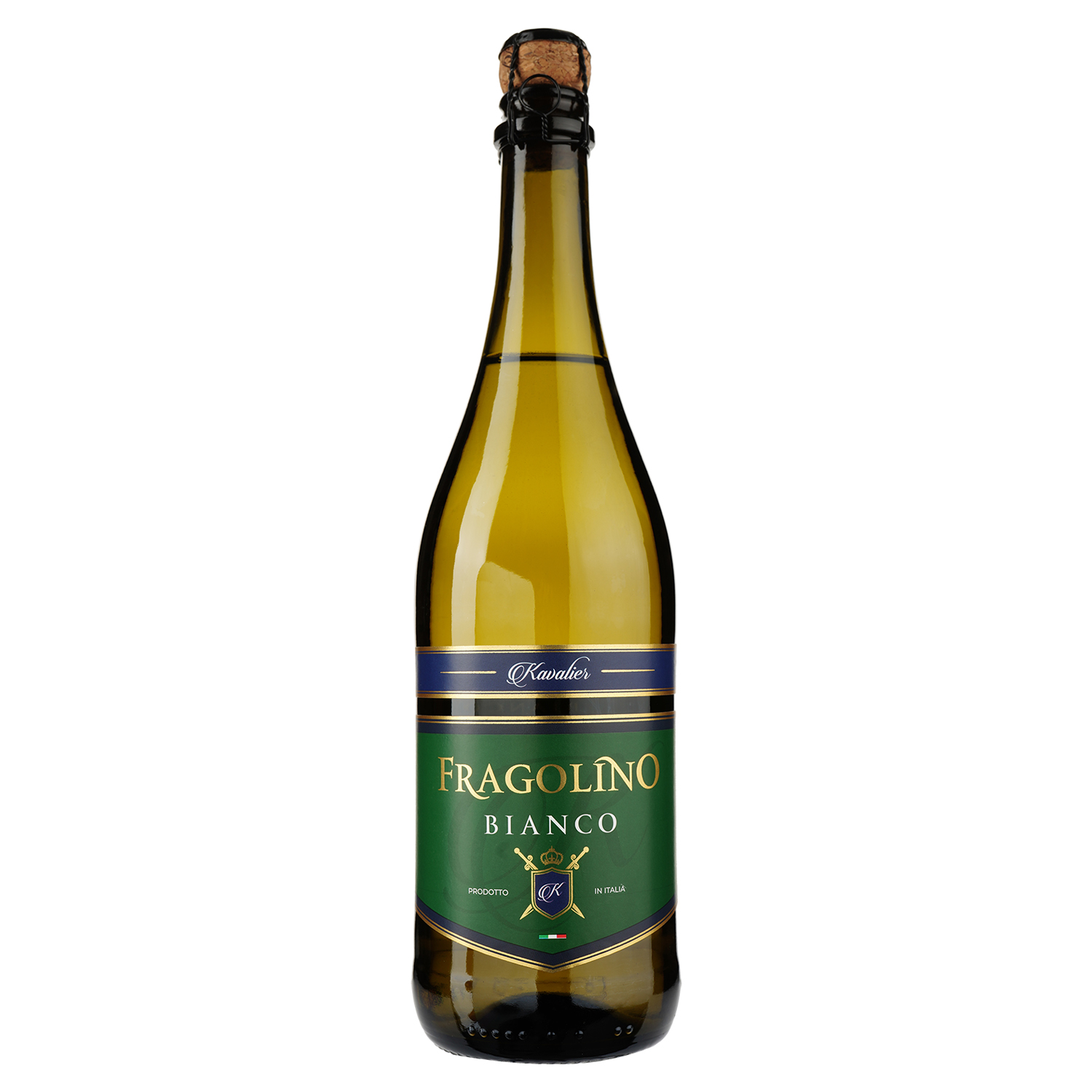 Напій винний Kavalier Fragolino Bianco, білий, 7%, 0,75 л - фото 1