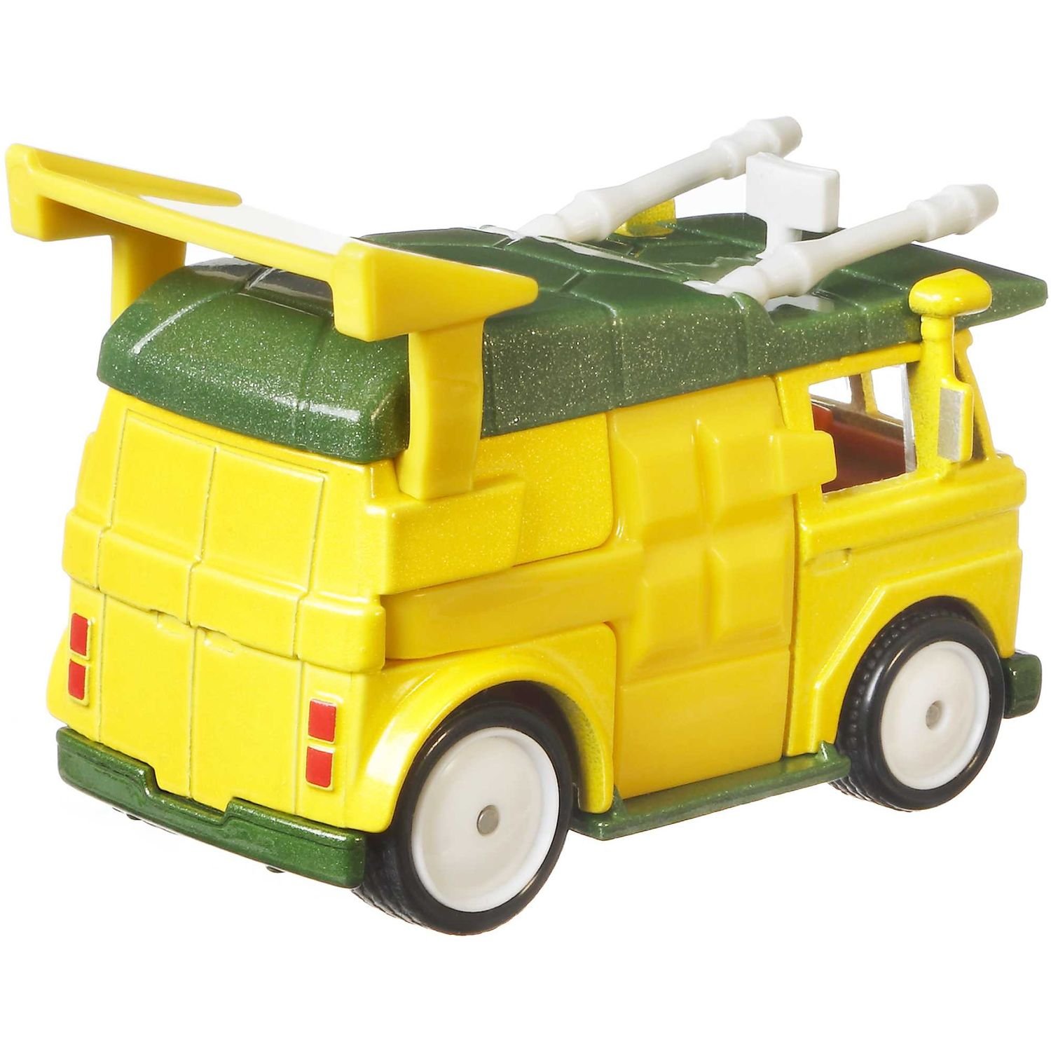 Колекційна модель машинки Hot Wheels Підлітки-мутанти Черепашки-ніндзя серії Авторепліки жовта (DMC55/GJR50) - фото 3