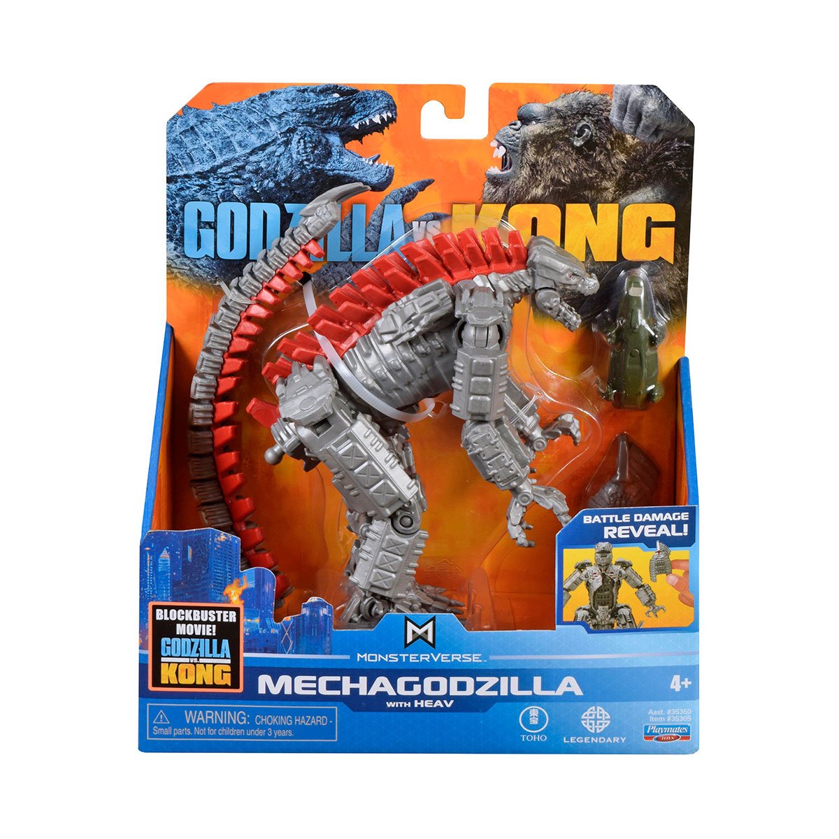 Игровая фигурка Godzilla vs. Kong Конг Мехагодзилла, с аксессуарами (35305) - фото 7