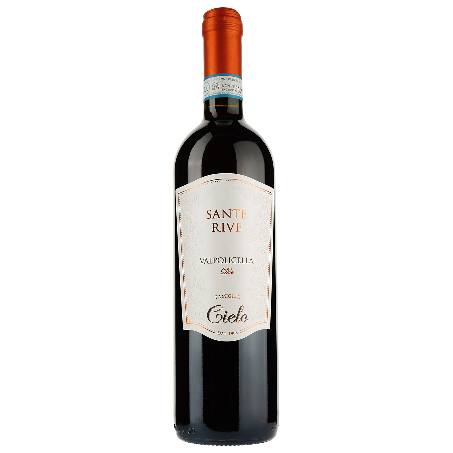 Вино Cielo Valpolicella, червоне, сухе, 0,75 л - фото 1