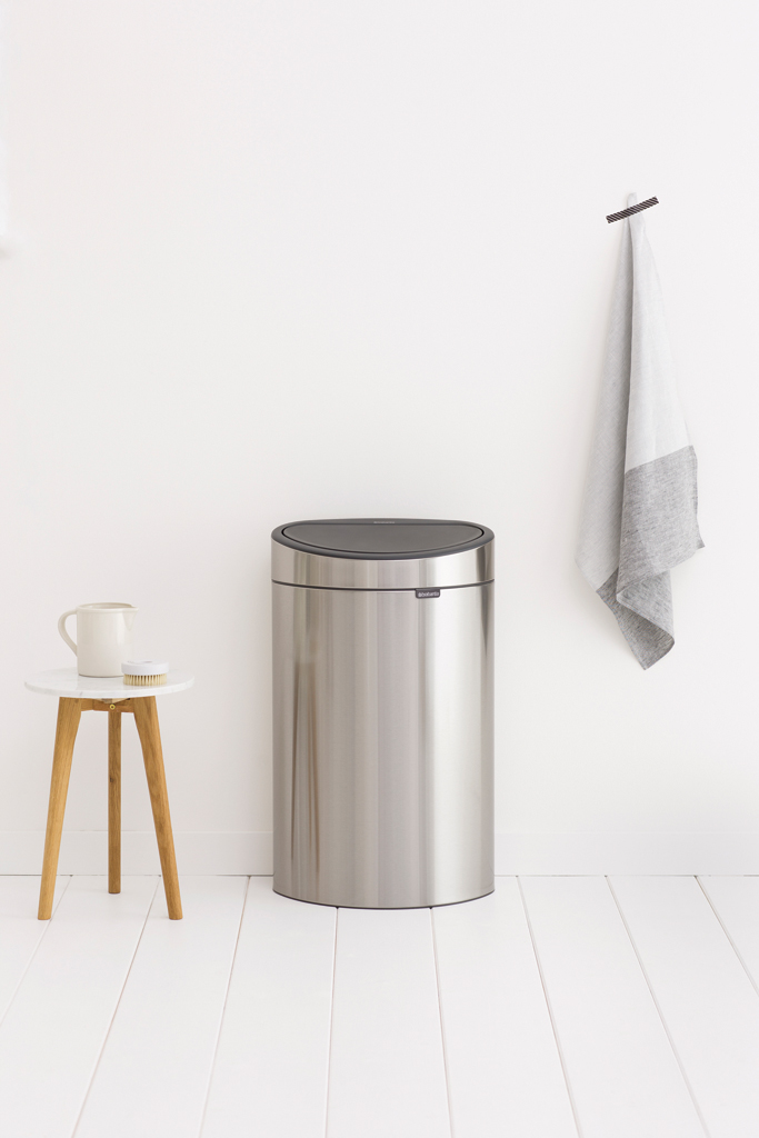 Бак для сміття Brabantia Touch Bin, 40 л, сріблястий (114809) - фото 3