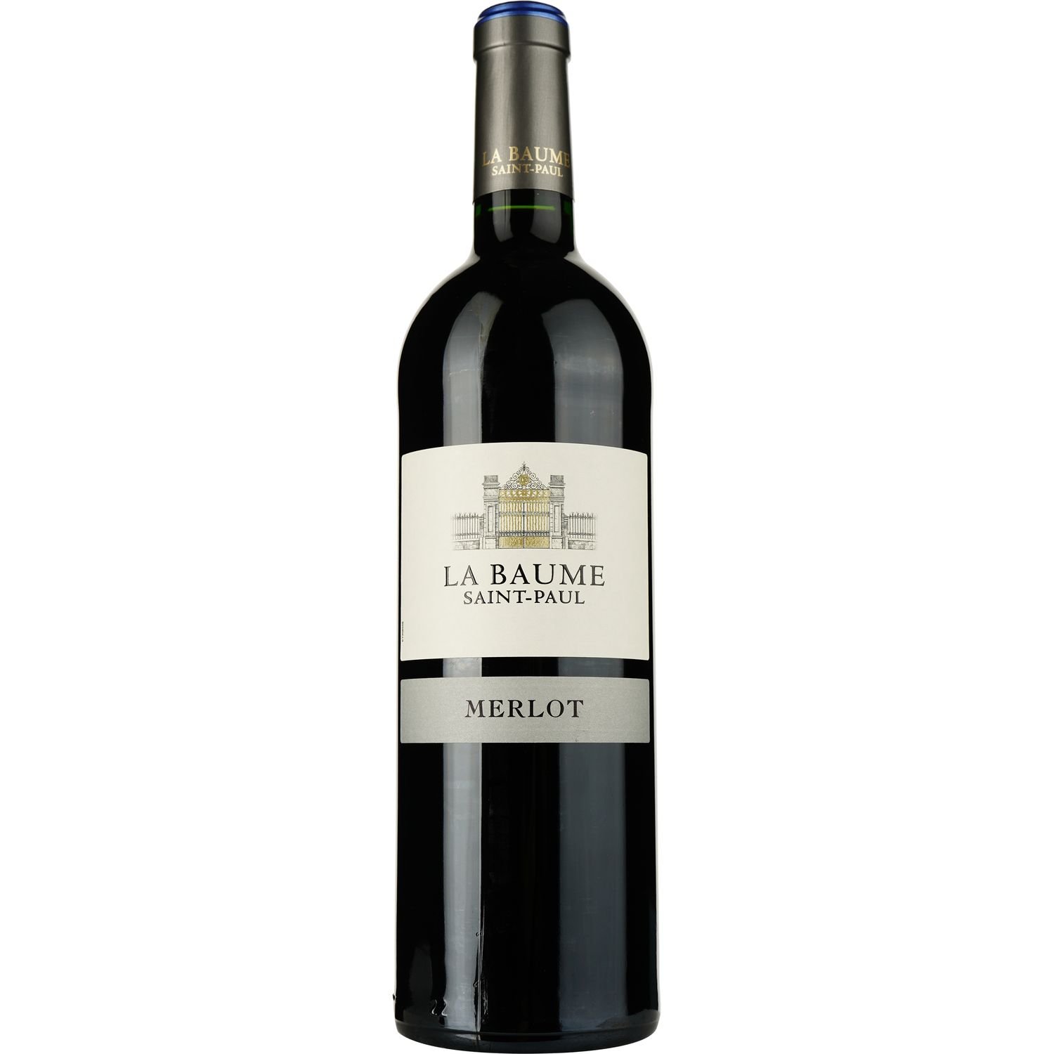 Вино Domaine De La Baume Saint Paul Merlot IGP Pays d'Oc 2021 красное сухое 0.75 л - фото 1
