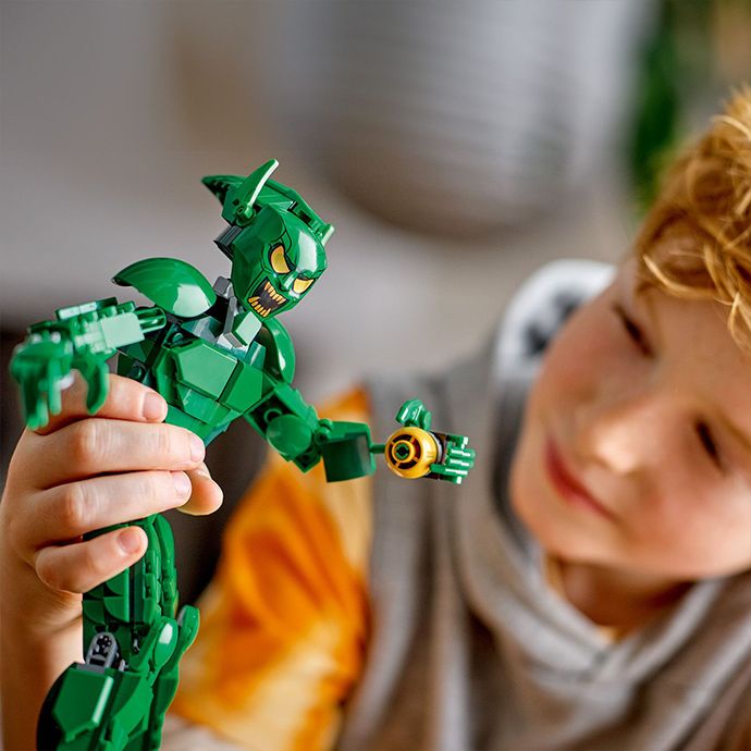 Конструктор LEGO Super Heroes Marvel Фигурка Зеленого гоблина для сборки 471 деталь (76284) - фото 8