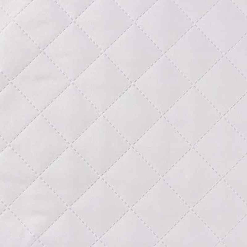 Чохол на подушку Руно Ромб на блискавці, стьобаний мікрофайбер, 50х70 см, білий (382.52У_ромб) - фото 3