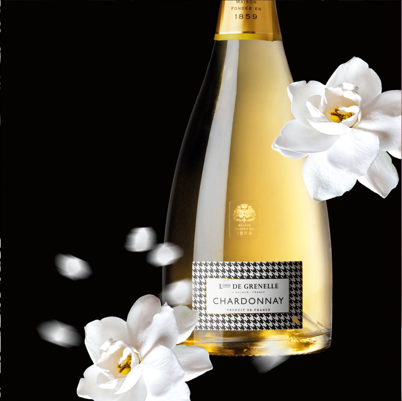 Игристое вино Louis de Grenelle Chardonnay Coco Chanel белое экстра брют 0.75 л - фото 2