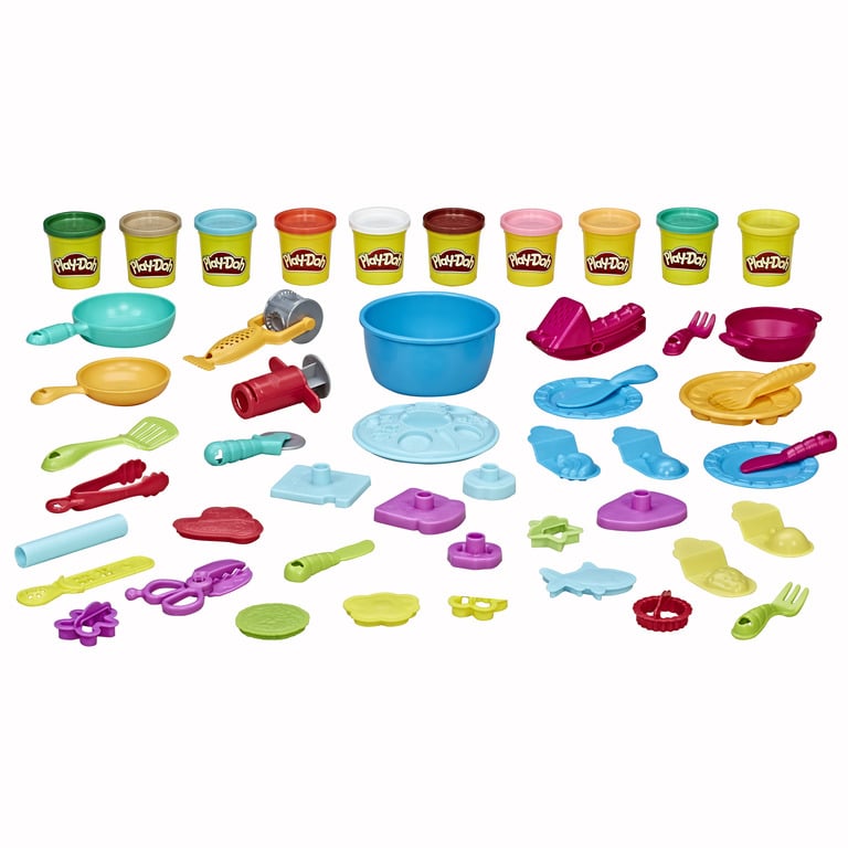 Ігровий набір пластиліну Hasbro Play-Doh Мега набір кухарів (C3094) - фото 2