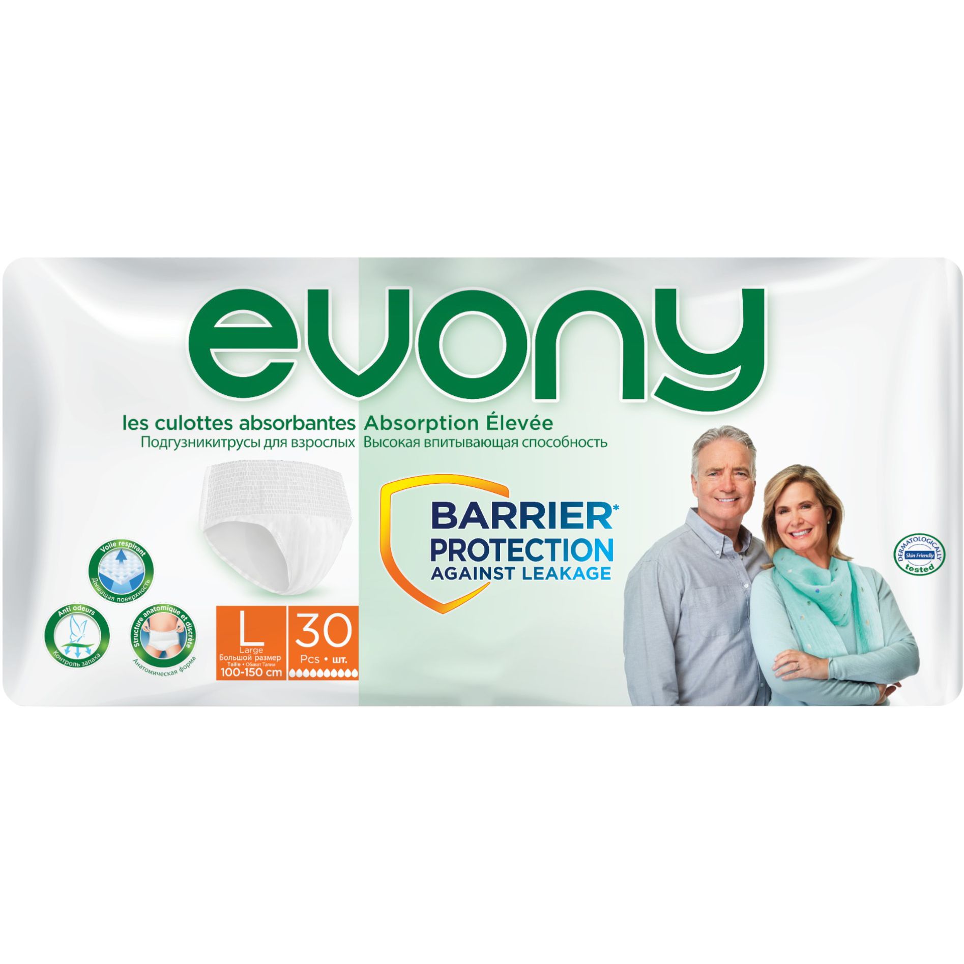 Підгузки-трусики для дорослих Evony 3 Large 30 шт. - фото 1