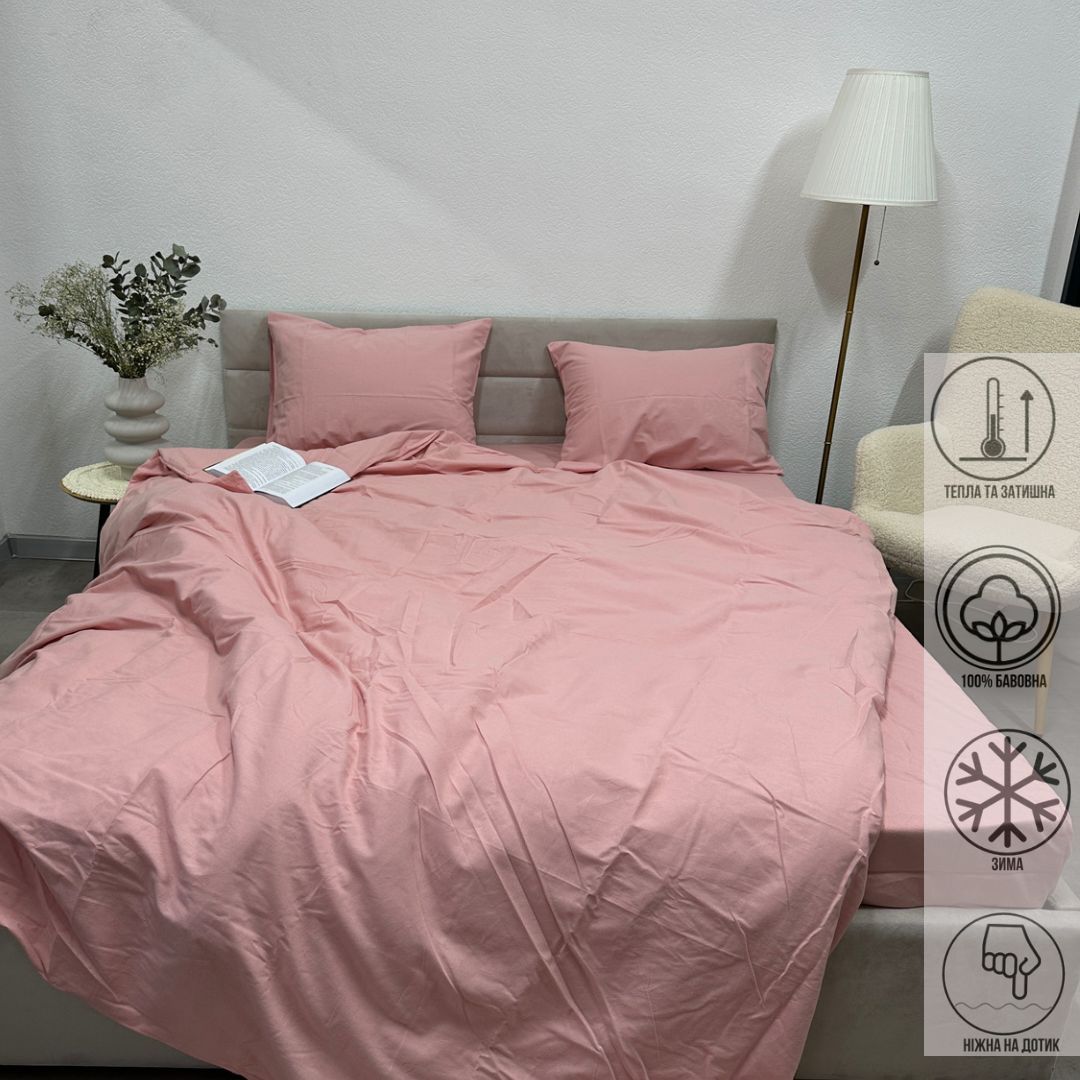 Пододеяльник Ecotton Super Soft SB-153 фланель Pink 175х215 см (24421) - фото 2