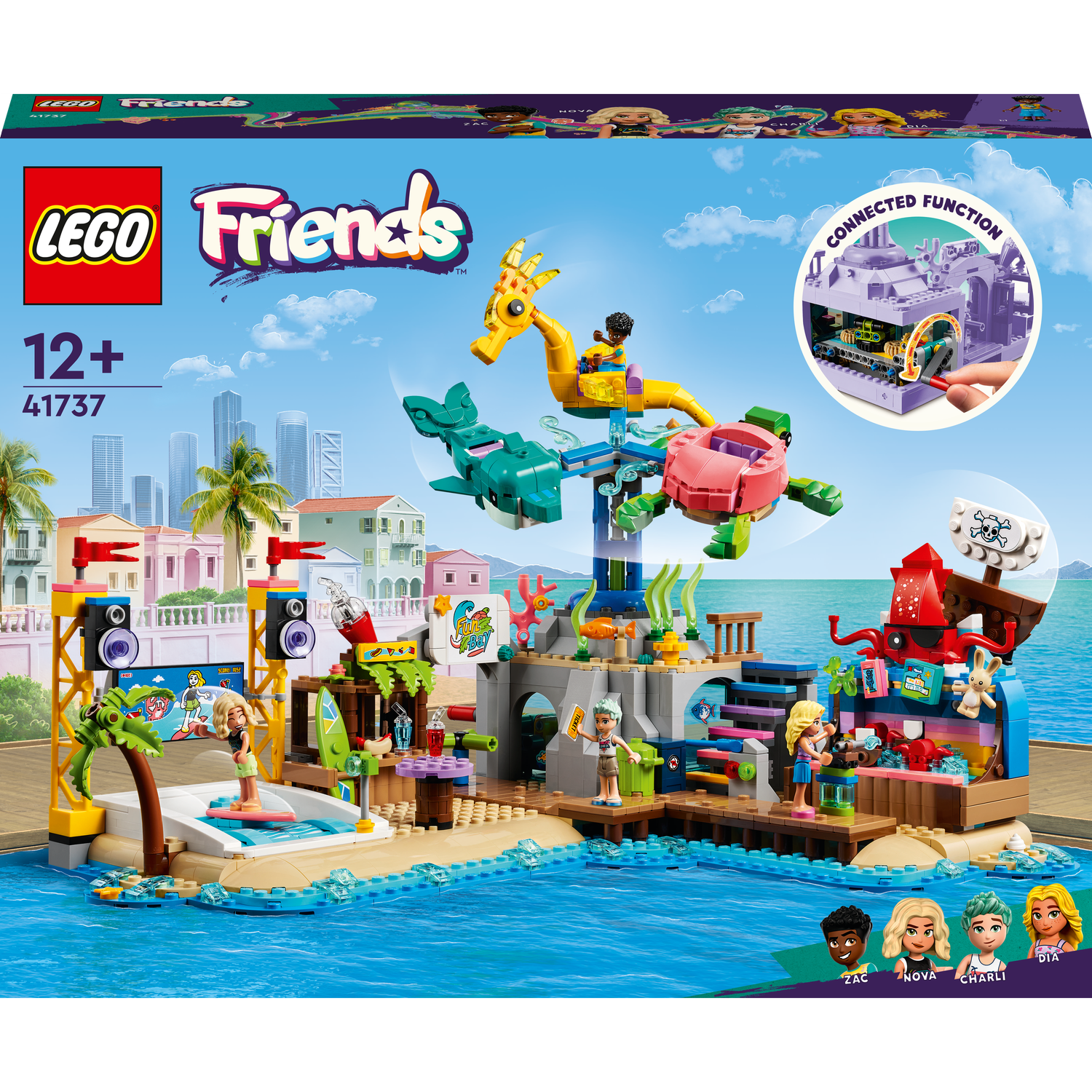 Конструктор LEGO Friends Пляжний парк розваг, 1348 деталей (41737) - фото 1