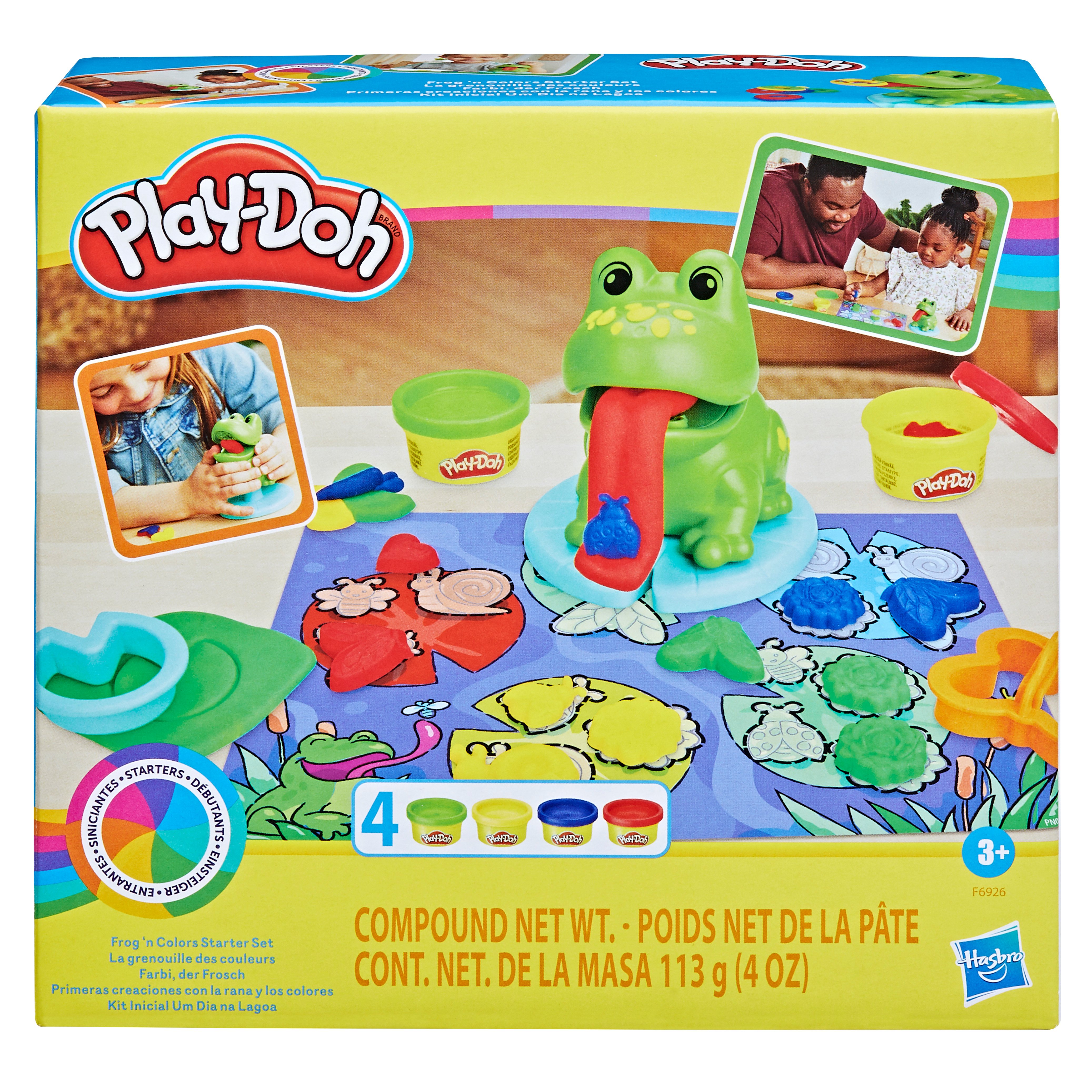 Набор для творчества с пластилином Play-Doh Лягушка и цвета (F6926) - фото 1