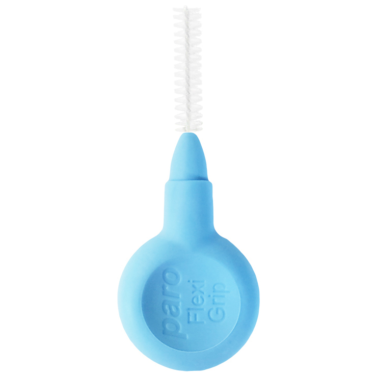Межзубные ершики Paro Swiss Flexi Grip тонкие цилиндрические 3.8 мм 4 шт. голубые (Esro AG) - фото 2