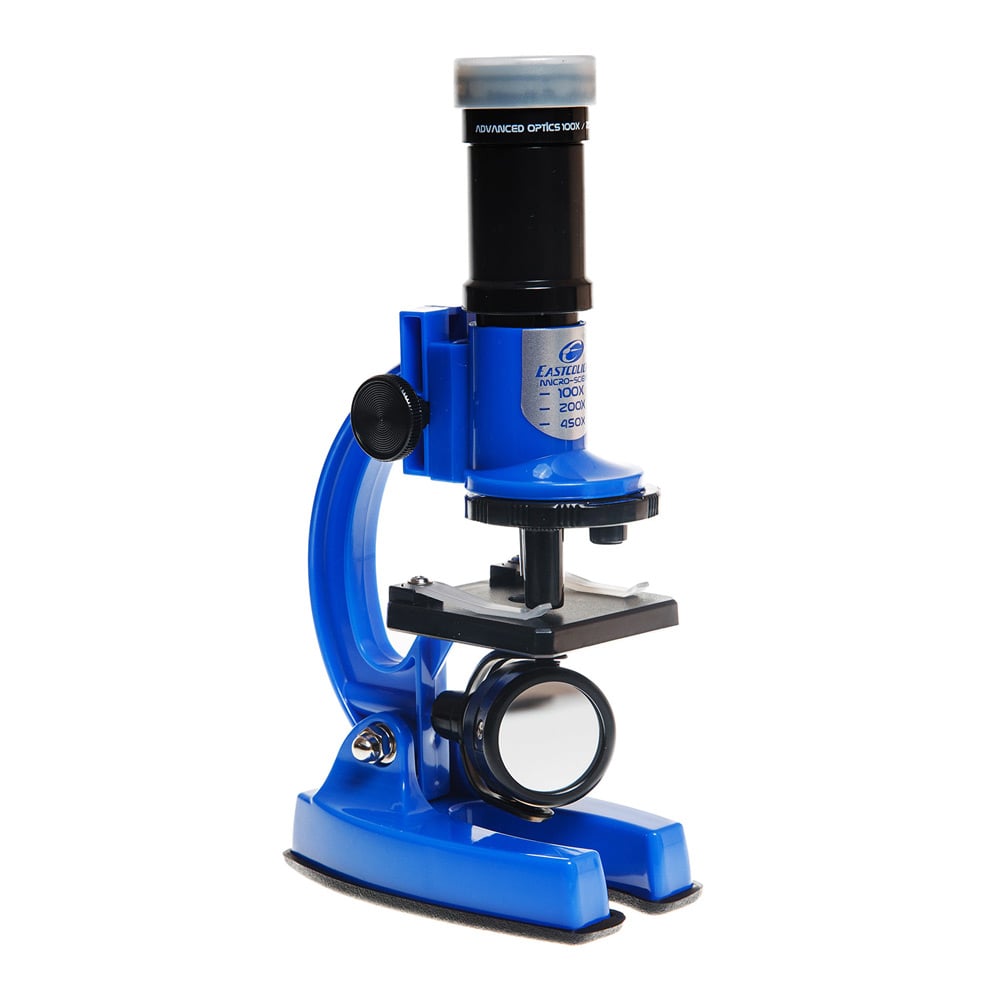 Микроскоп детский Eastcolight увеличение до 450 раз, с аксессуарами, синий (ES21371) - фото 1