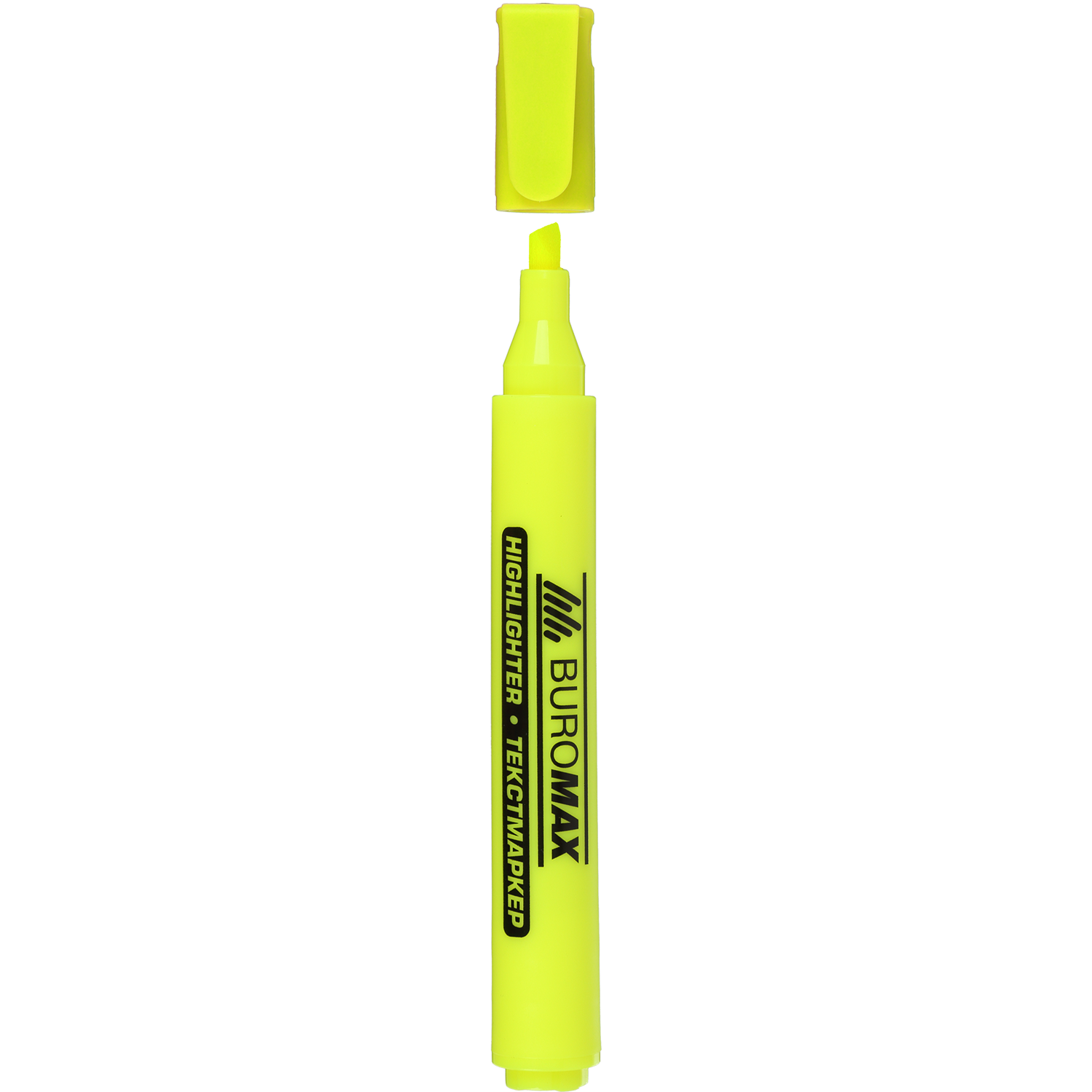 Текст-маркер Buromax круглий жовтий (BM.8906-08) - фото 2