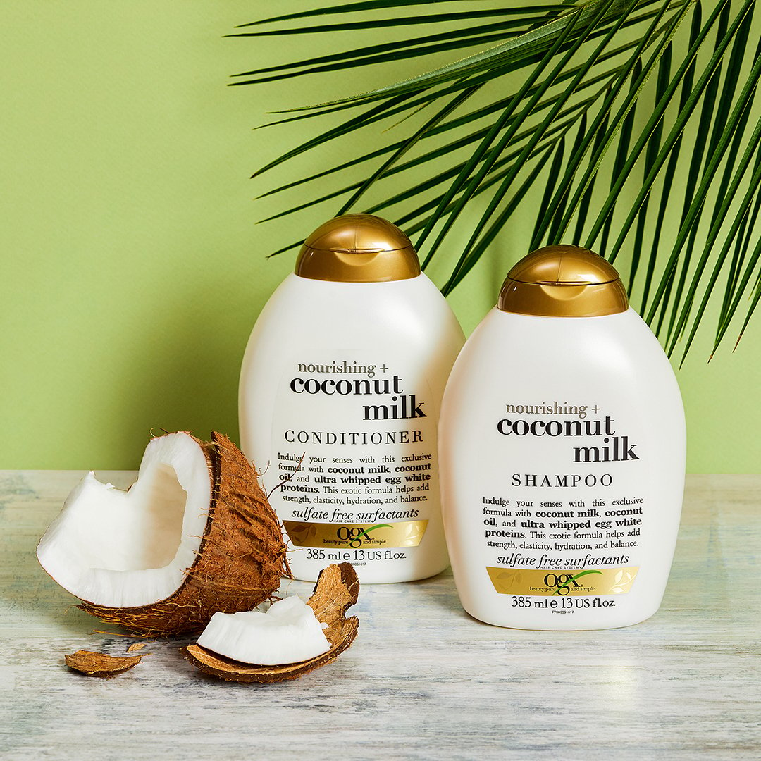 Кондиціонер OGX Поживний, з кокосовим молоком, 385 мл - фото 7