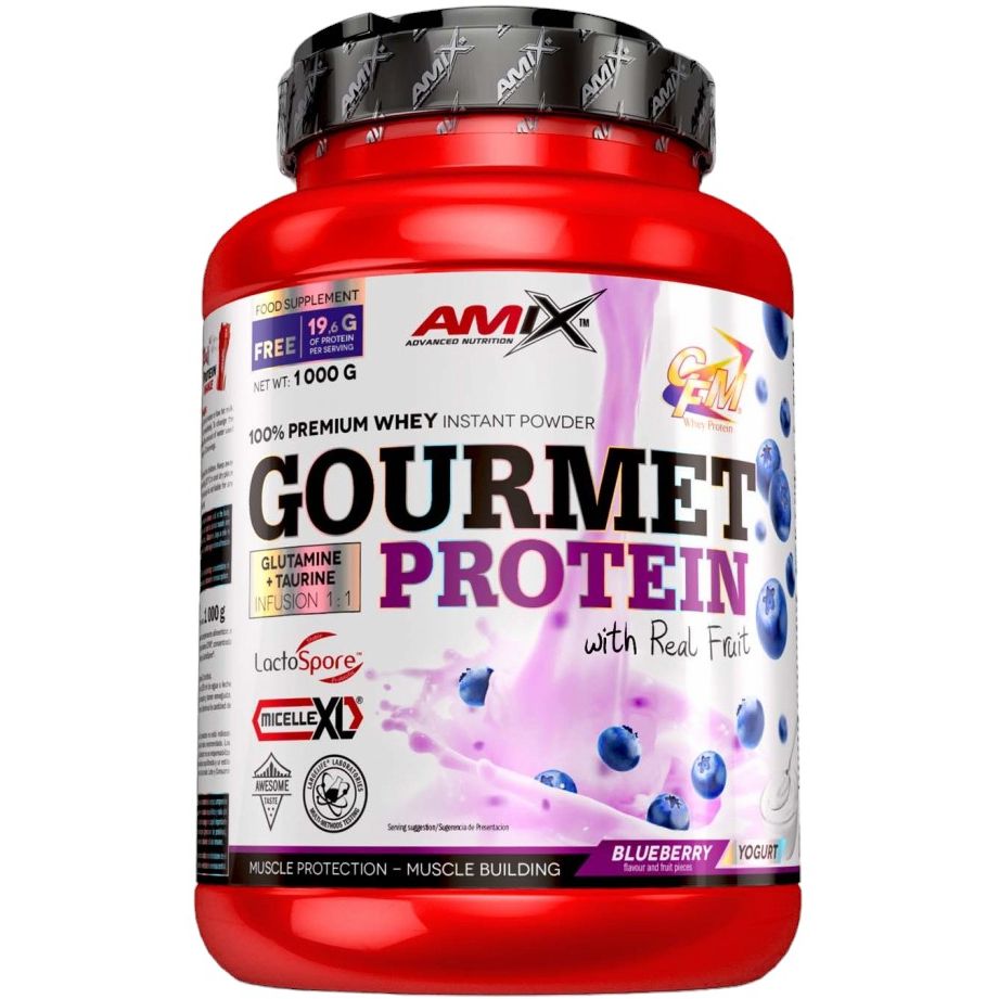 Протеин Amix Gourmet Protein Черника-йогурт 1 кг (817888) - фото 1