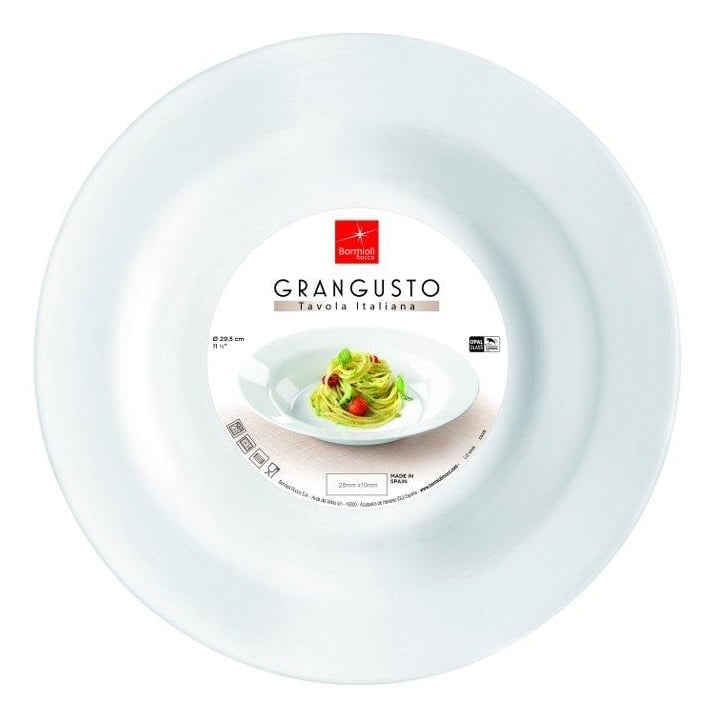 Тарелка для пасты Bormioli Rocco Grangusto универсальная, 30 см, белый (400850FTB121990) - фото 1