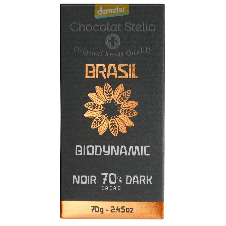 Шоколад чорний Chocolat Stella Brasil 70%, 70 г (912854) - фото 1