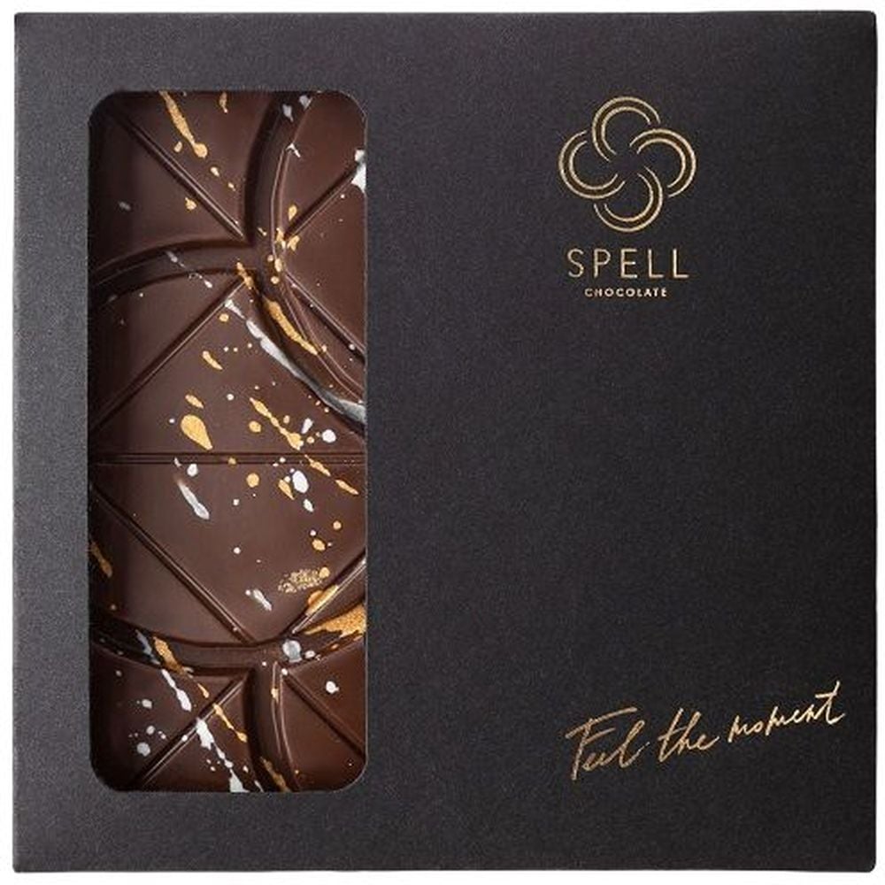 Плитка чорного шоколаду Spell, з просеко, 100 г - фото 1