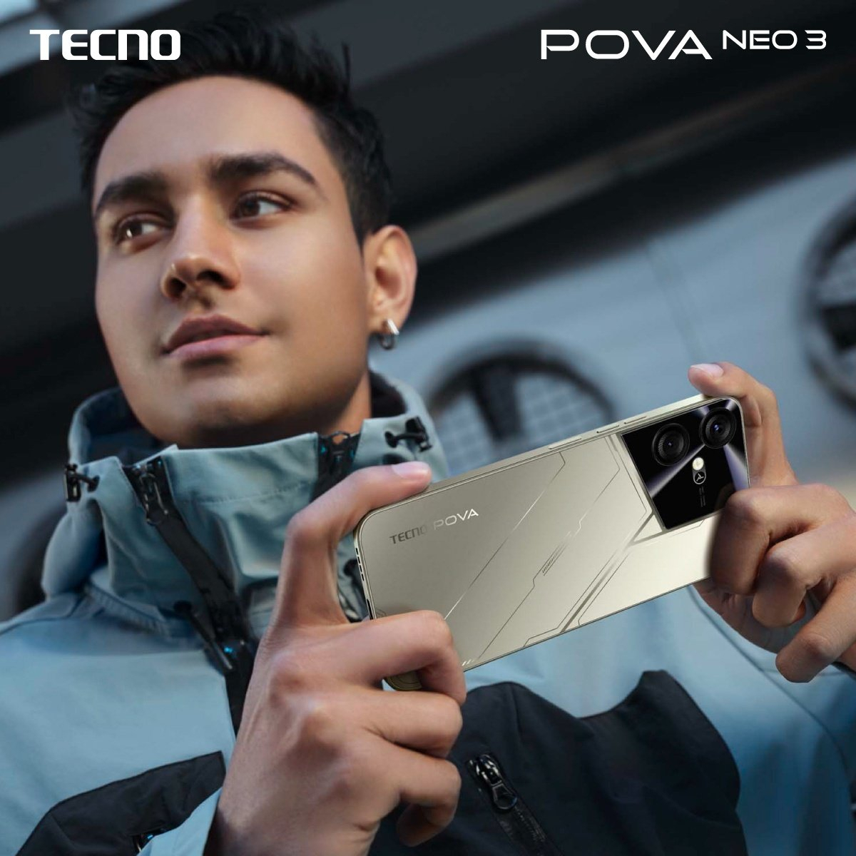 Смартфон Tecno Pova Neo 3 (LH6n) 8/128GB Amber Gold (4894947005305) (UA UCRF) - фото 7